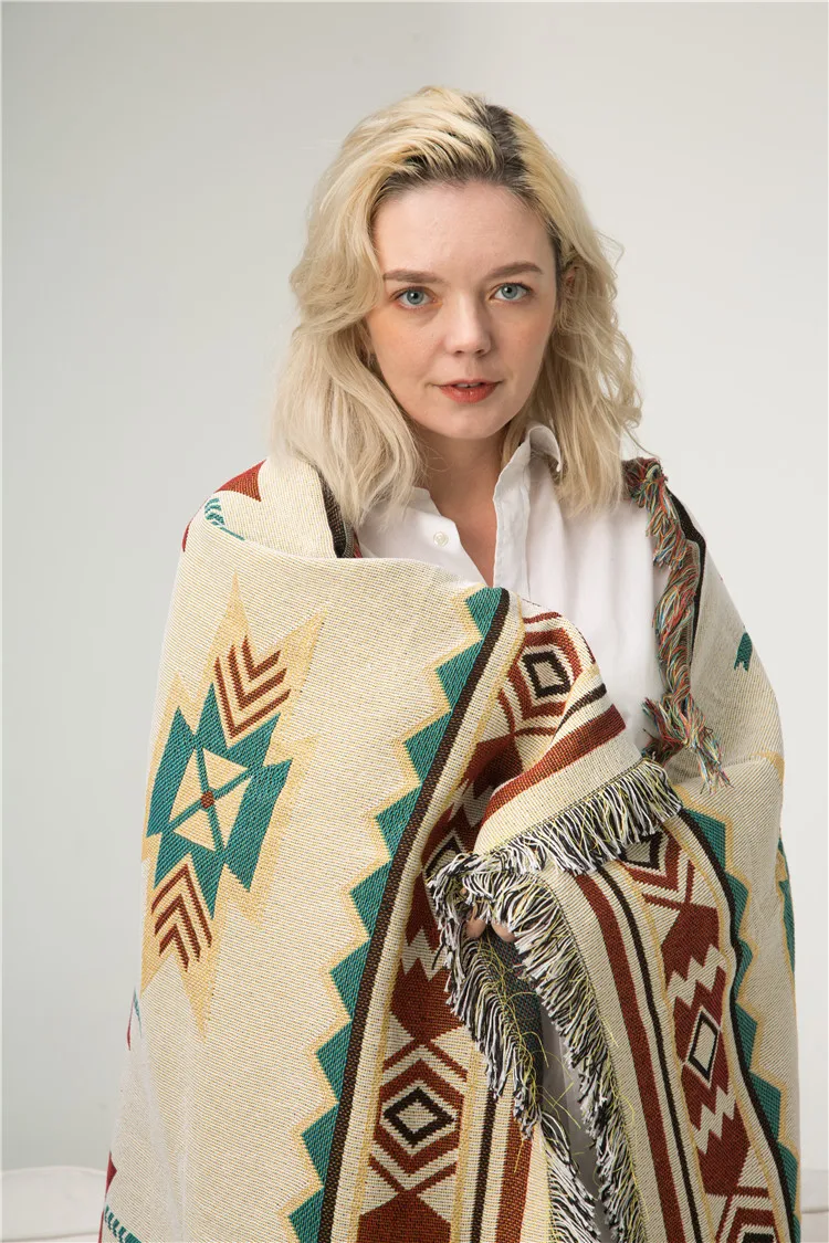 Ван Гог Звездная ночь гобелен расшитый звездами украшение диван одеяло вязаное