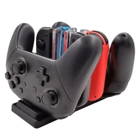 6 in 1 charging dock station for nintendo switch joy con pro controller charger dock stand for n switch ns nintend switch joycon