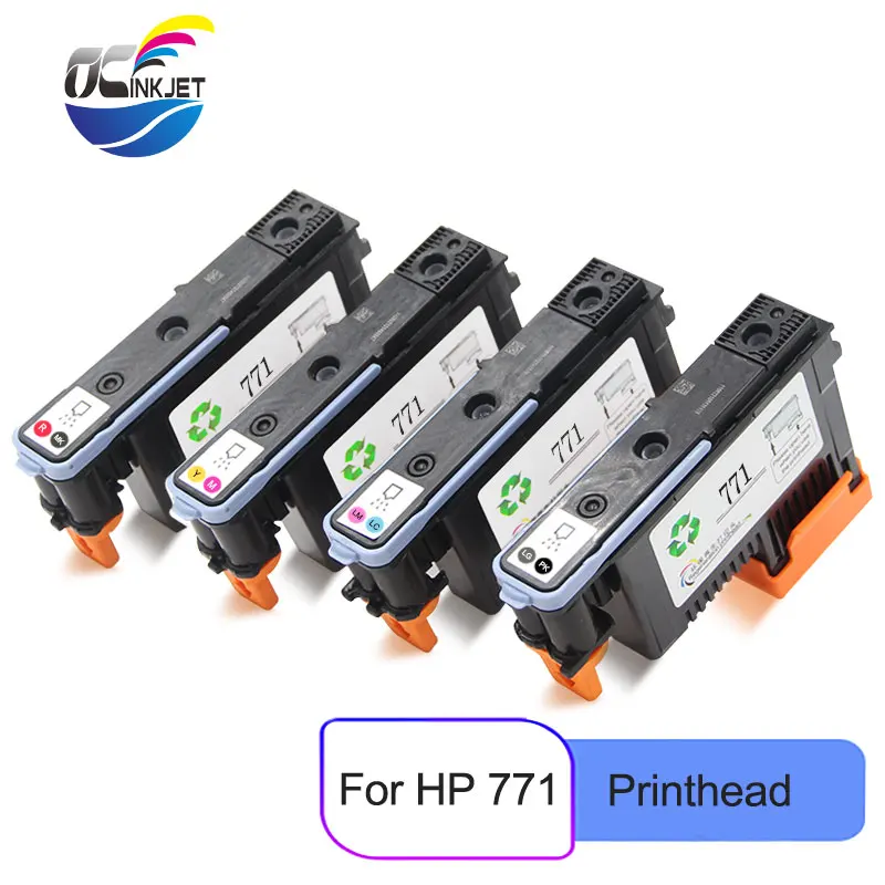 Для HP 771 печатающая головка CE017A CE018A CE019A CE020A для Designjet Z6200 Z6600 Z6800 4 цвета | Компьютеры