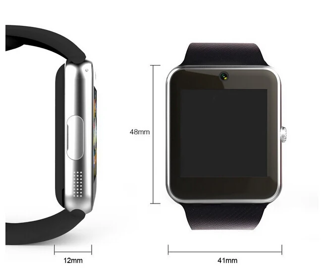 Умные часы GT08 с Bluetooth умные для смартфонов на Android Reloj Inteligente|smartwatch gt08|bluetooth