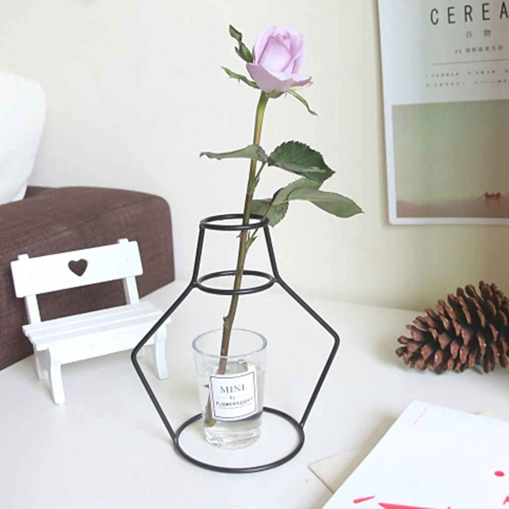 Новые абстрактные ваза черные линии минималистский абстрактное Утюг Ваза