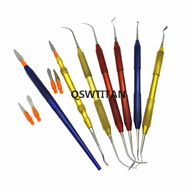 7 шт. стоматологическое лабораторное восковая штукатурка резьба