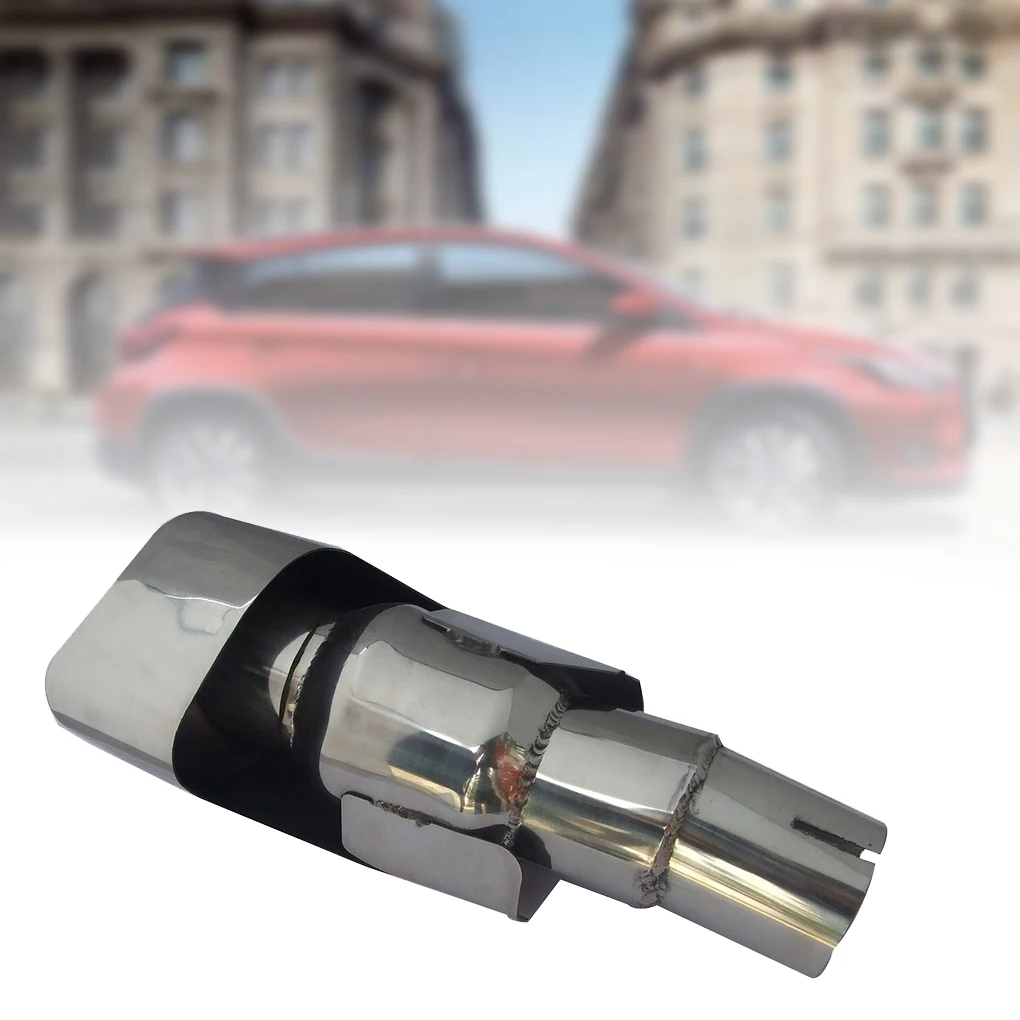 

Universal Car Rear Round Exhaust Pipe Tail Muffler Tip Chrome Stainless Steel Automobile Muffler Tip Replacement for Range Rover