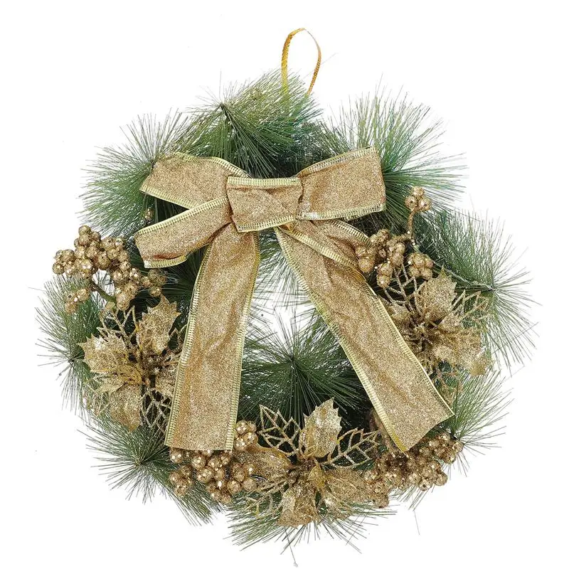 

1Pc Emulation Christmas Garland Berry Pendant Wreath Door Hanging Decoration