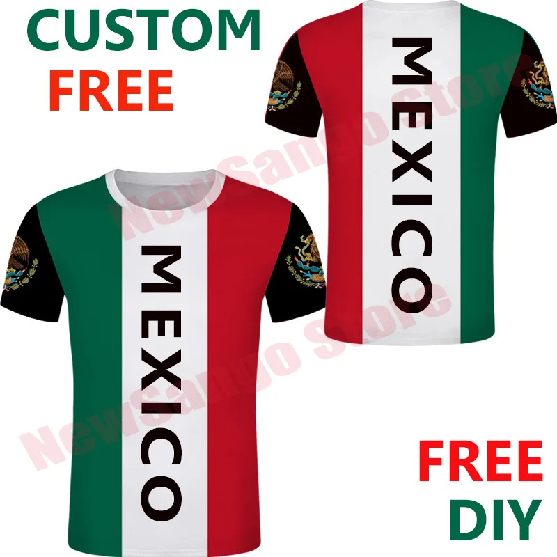 Футболка Мексиканская с эмблемой флага MX футболка для мексиканских мужчин