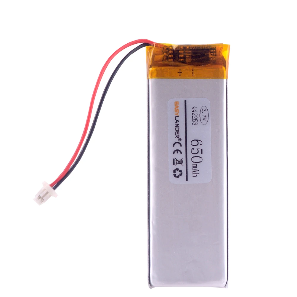 442258 3 7 V 430mAh литий полимерный аккумулятор для гарнитуры браслет отикон стример 1 4