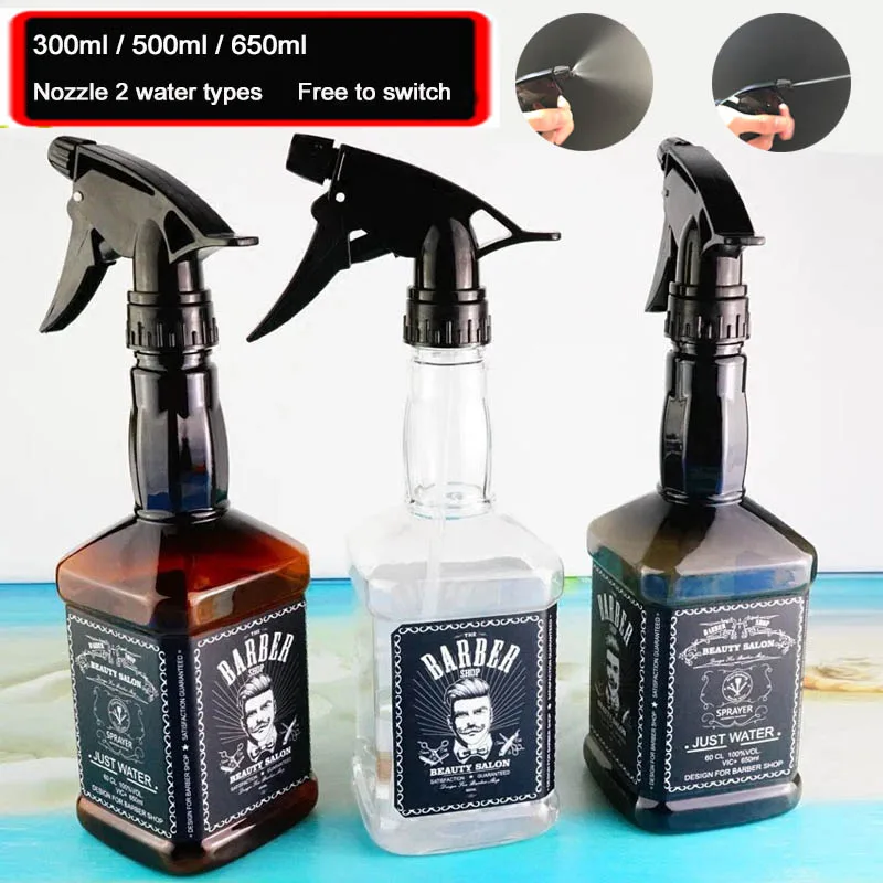 Botella pulverizadora para peluquería, Accesorios profesionales para peluquería, productos de jardinería, rociador...