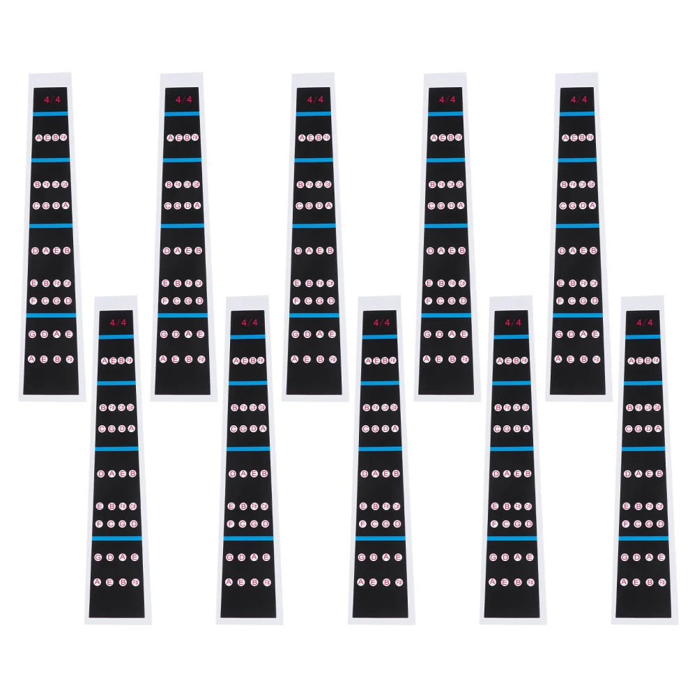 

10 Sheets Violin Fretboard Sticker Violin Fingerboard Sticker Violin Accessories
