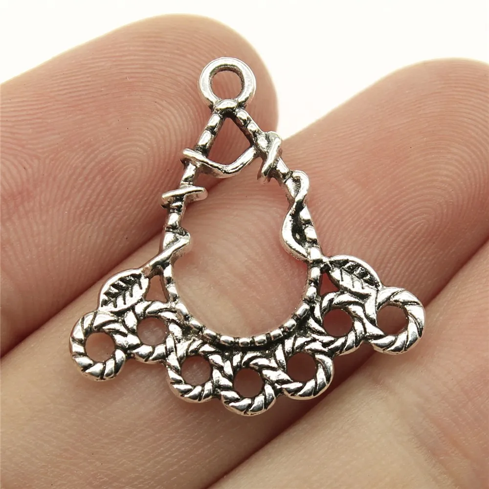 

WYSIWYG 10pcs 25x25mm Porous Earring Connector Charms For Jewelry Making