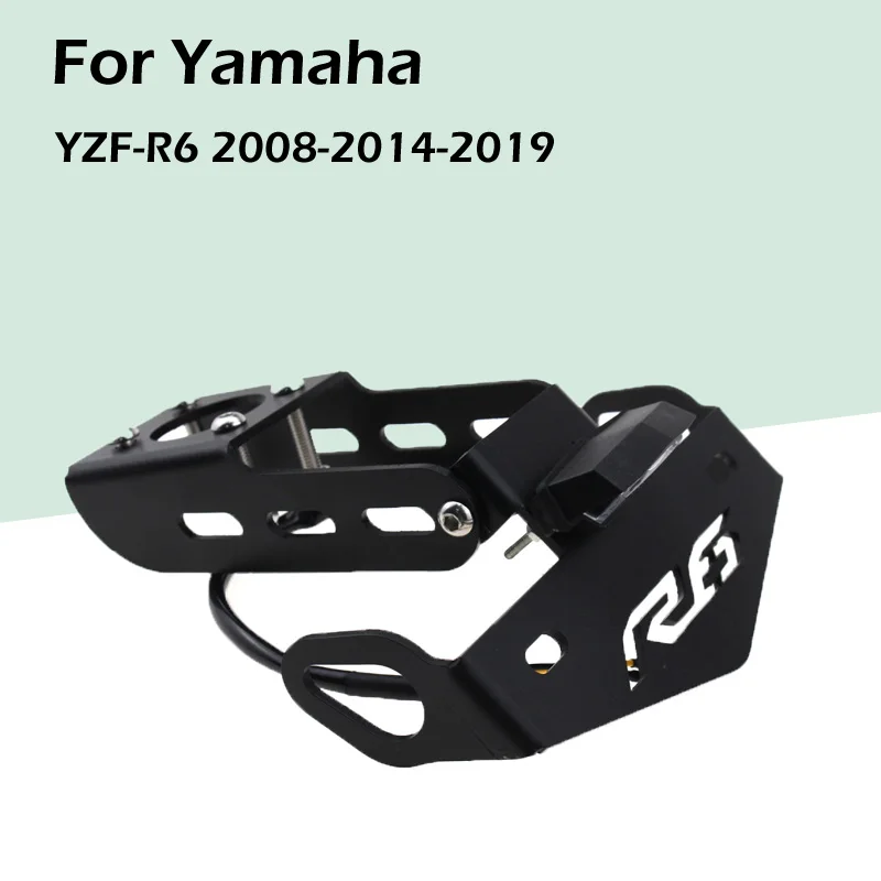 

Для Yamaha YZF-R6 2008-2014-2019 специальный задний держатель номерного знака Рамка номерного знака короткий хвост Кронштейн номерного знака