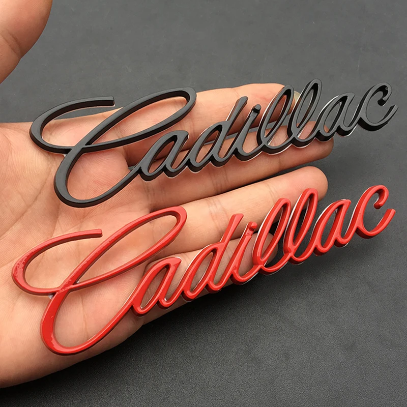 Автомобильная металлическая 3D наклейка для Cadillac Logo Escalade CTS ATS SRX XTS XT5 STS CT5 CT6 BLS XLR