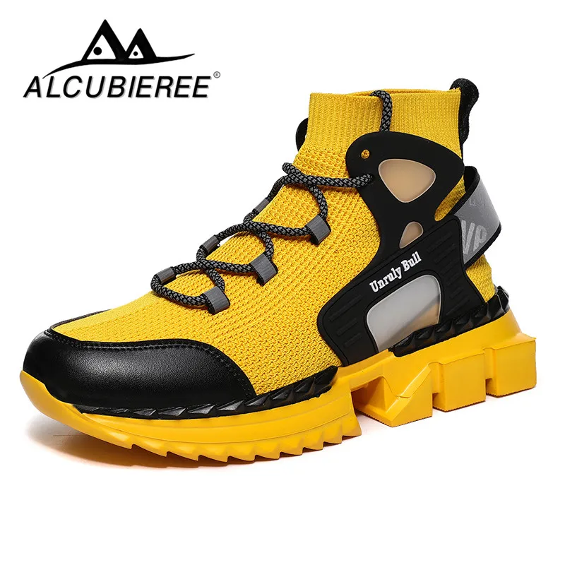 

New Style Thick Bottom Running Shoes for Men White Sneakers Outdoor Sport Shoes Man Training Athletic Jogging Shoes Zapatillas