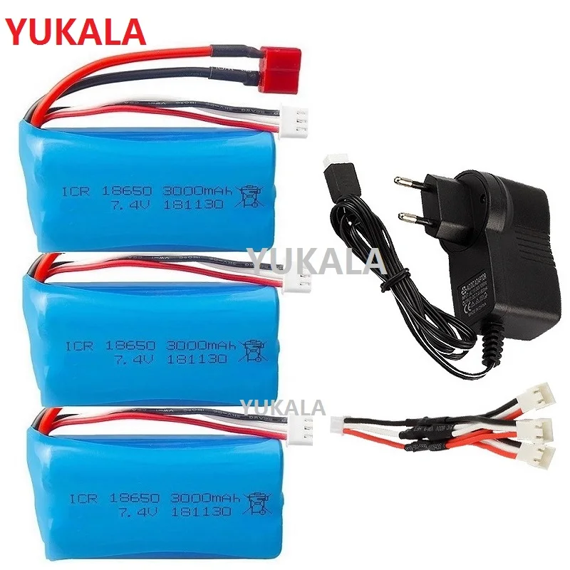 Литий-полимерный аккумулятор 18650 7 4 V 3000MAH