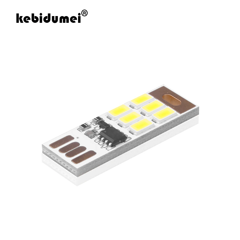 Kebidumei модная Горячая Распродажа USB Светодиодная лампа 1 Вт 5 В 6 светодиодных
