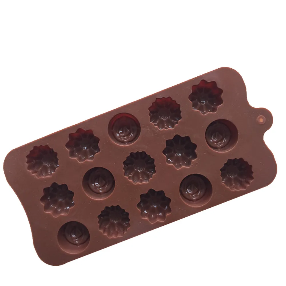 

Cavity Silicone 3D Flower Rose Fondant Chocolate Cake Soap Mold Baking Ice Tray moule cupcake Baking Tool Moulds Baking Decor