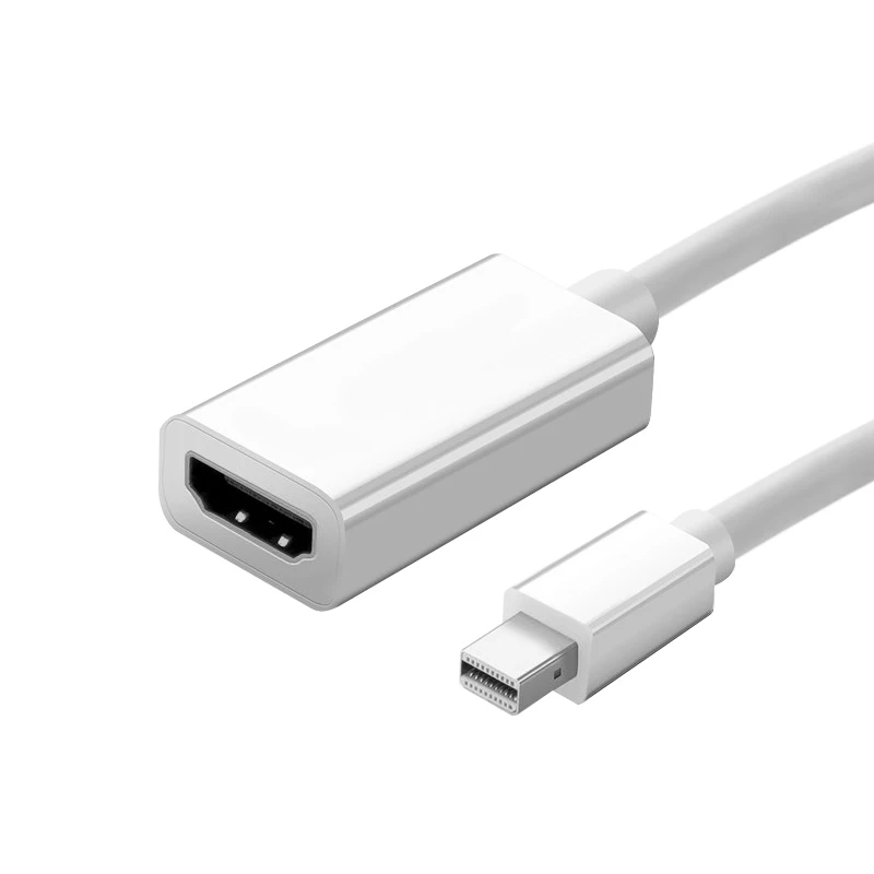 Кабель-адаптер Mini DP-HDMI мини-порт дисплея конвертер DP в HDMI белый для Apple Mac Macbook Pro Air