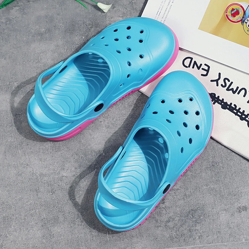 Сандалии унисекс легсветильник дышащие босоножки желе водонепроницаемые