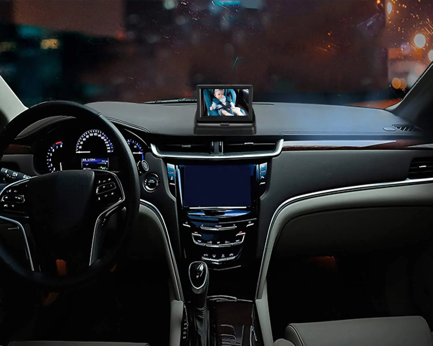 Goede Voor Baby Veiligheid Zetels Achteruitkijkspiegel Observatie Spiegel 170 Graden Groothoek View Tft Scherm Auto Monitoren Night-vision Camera