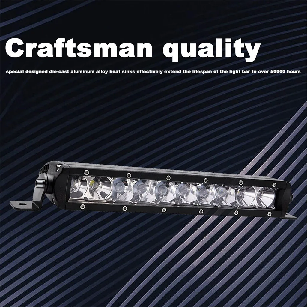 Автомобильная Рабочая лампа 10 дюймов 50 Вт светодиодов 6000 К | Автомобили и
