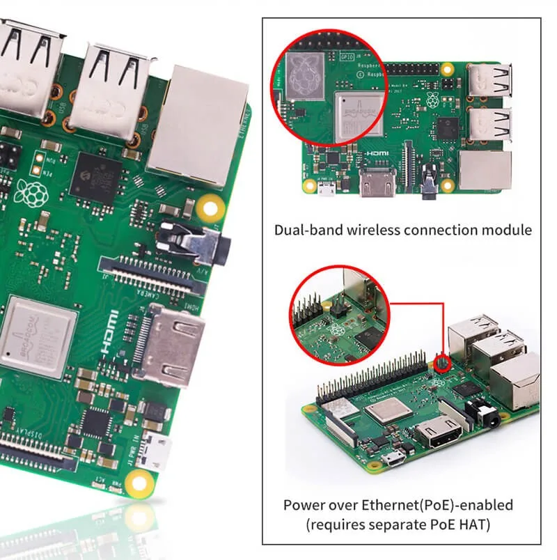 Оригинальный Raspberry Pi 3 Model B + макетная плата 1Гб RPI 3B PC компьютер/ноутбуков