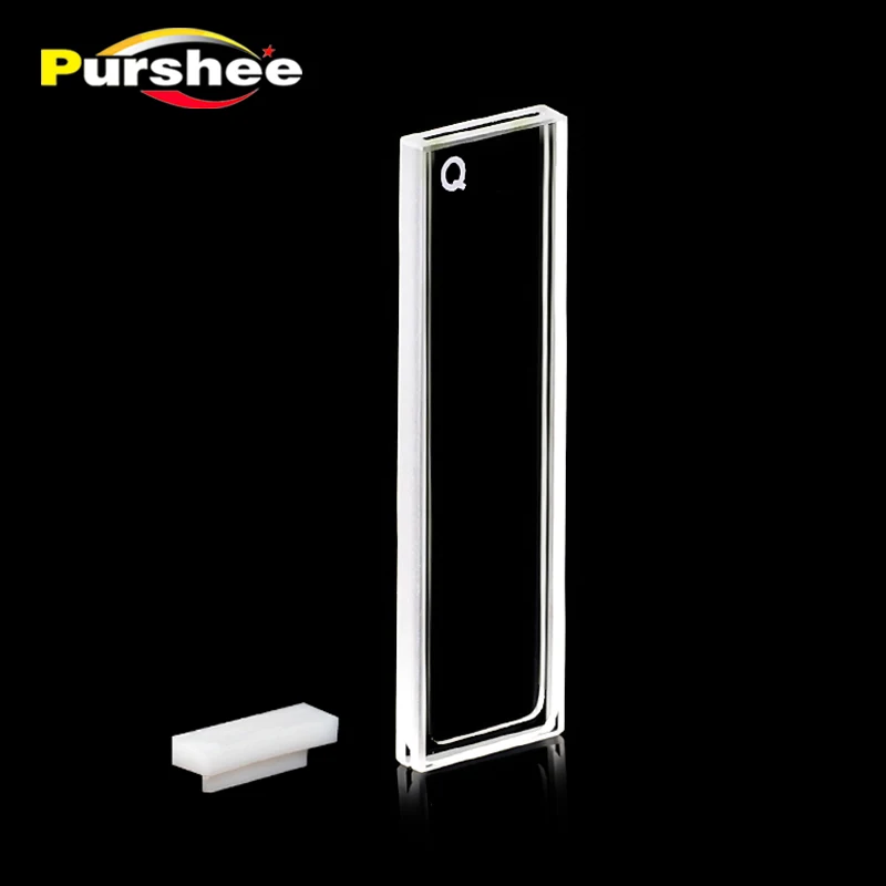 Стандартный кварцевый Кувет с крышкой (0 5 мм)/кварцевый элемент/спектрофотометры