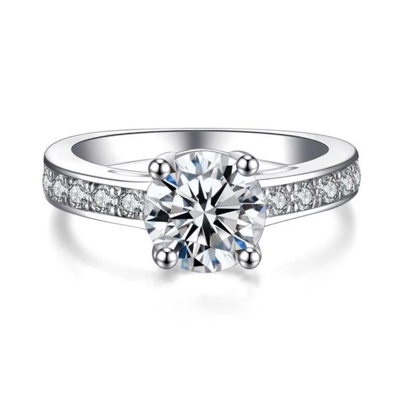 

Fashion and Elegant Ladies Inlaid Zircon Rings European and American Retro Simple Engagement Rings Jewelry Gifts Couple Rings