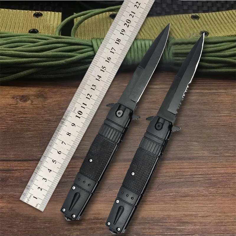 

Outdoor Knife Self-defense Folding Knife Multi-function Portable Army Knife High Hardness Field Survival Knife