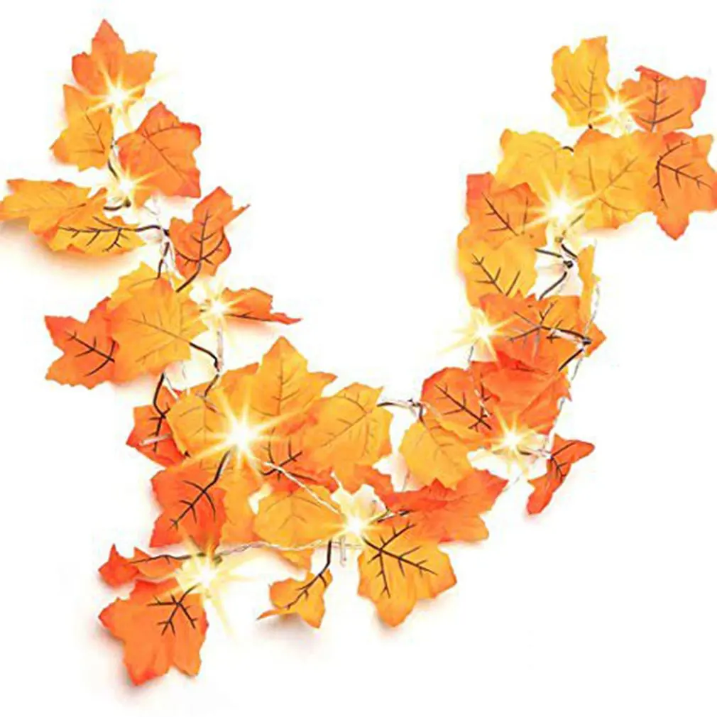 

Led Light Red Maple Leaf Modeling Light Creative Night Light Christmas Day Room Ins Decorative Light String