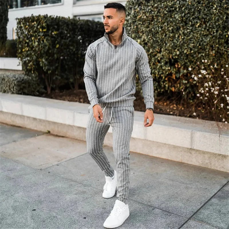 

New Men's Training Suit Men's Bodybuilding Athletic Suit Sports Shirt Athletic Suit Muscle Fitness Recreational Activity Jacket