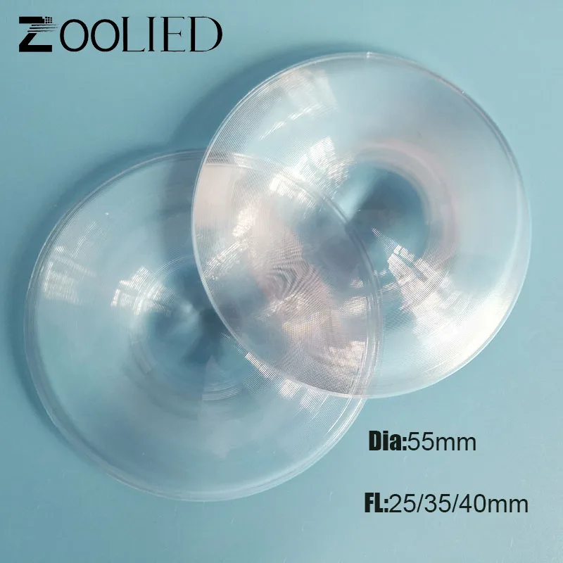 Линза Френеля для Diy проектора dia55 мм светодиодная линза линзы солнечного