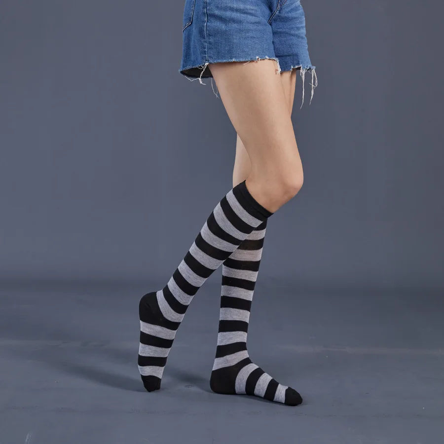

Retro Stockings Gothic Socks Women 2021 Autumn new Socks Stripes 11 Color