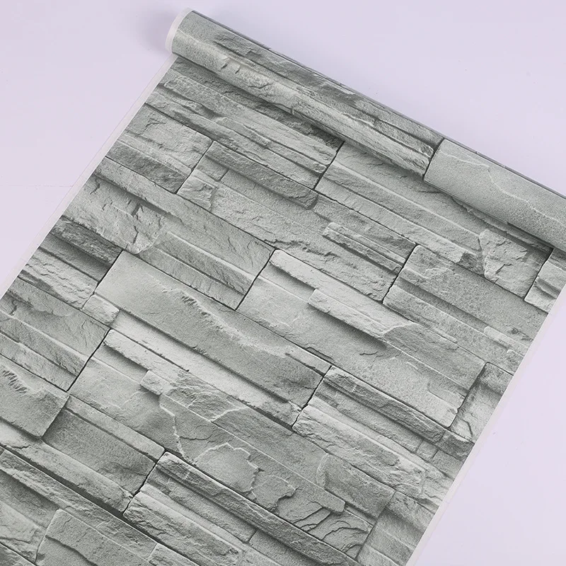 10M Waterproof 3D Brick Wallpaper Stickers Home Decor Living Room TV Background Decoration Vinyl PVC Mural Stone Wall Art Decals