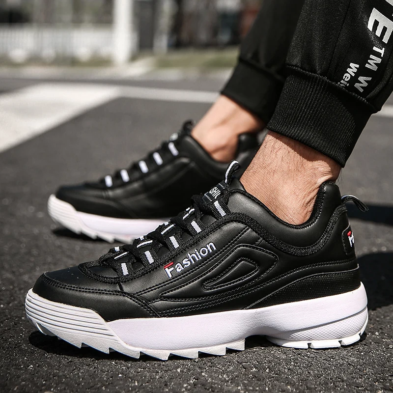 Мужские массивные мужские кроссовки обувь для папы на высокой платформе