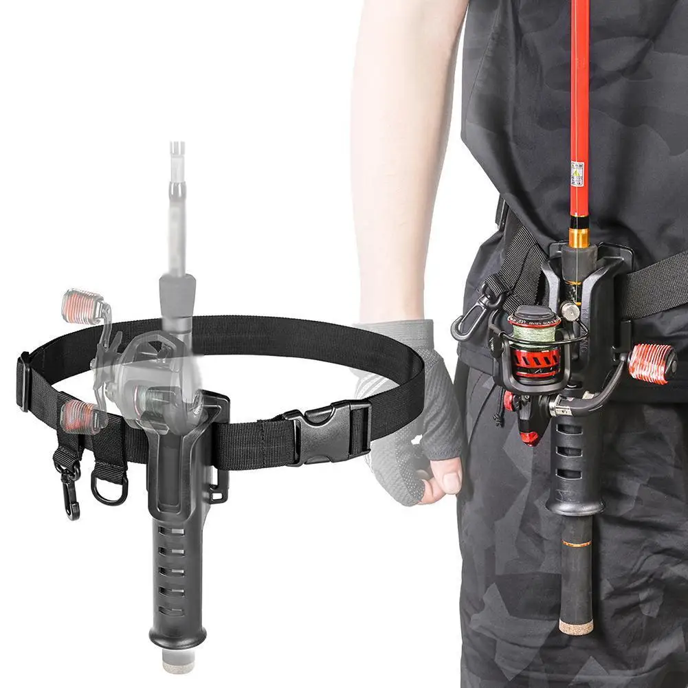 

Fishing Rod Belt Rod Support Bracket Portable Luya Waist Bracket 84-140cm Handle Bracket Fishing Gear Accessories