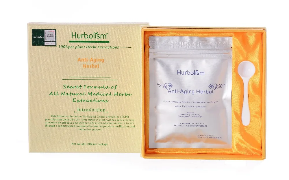

Hurbolism New update TCM Herbal Powder to Anti-Aging, Against aging,enhance cell viability, Acne face, Face care whitening skin.