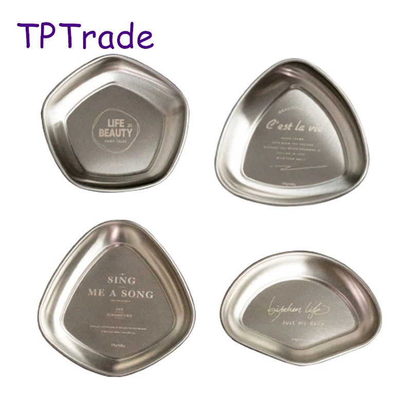 

50 шт., поднос для соуса из нержавеющей стали