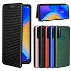 Чехол-книжка для TCL 20 SE раскладной Магнитный чехол, кожаный, с подставкой