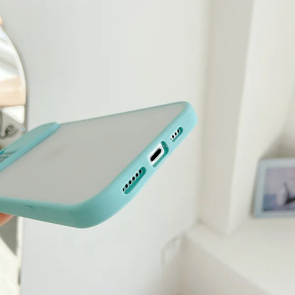 

Camera Protection Matte Phone Case For iPhone 12 Pro Max XR XS Max 8 7 6 6S Plus SE 2020 11 Pro Candy Color Transparent Cover