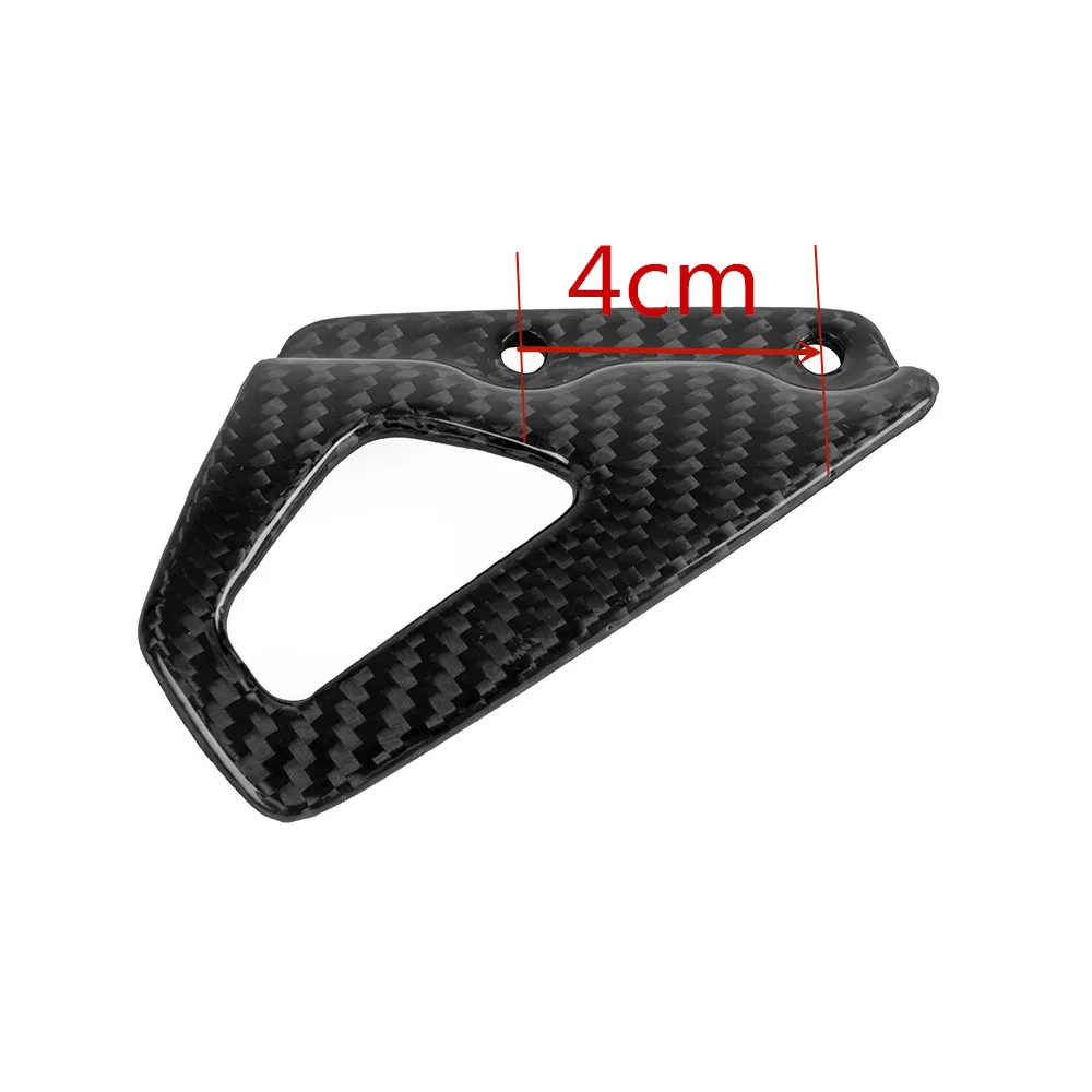 100% углеродное волокно Новая передняя защита пятки Монтажная пластина для ног