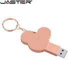 Мини-флеш-накопитель, металлический, USB 2,0, 128 ГБ, в форме мыши, 64 ГБ, 32 ГБ, 16 ГБ, для внешнего хранилища