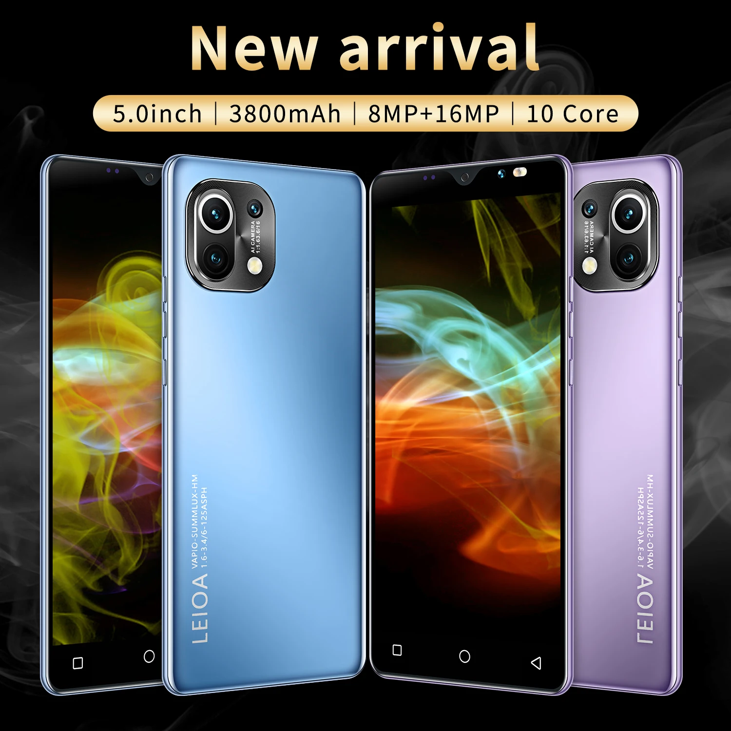 

2021 Global Version Smartphone Mi 11 5.0Inch 4GB+64GB Android10 Deca Core 4G 5G 3800mah 8MP +16MP MTK6899 Telephone Celulares