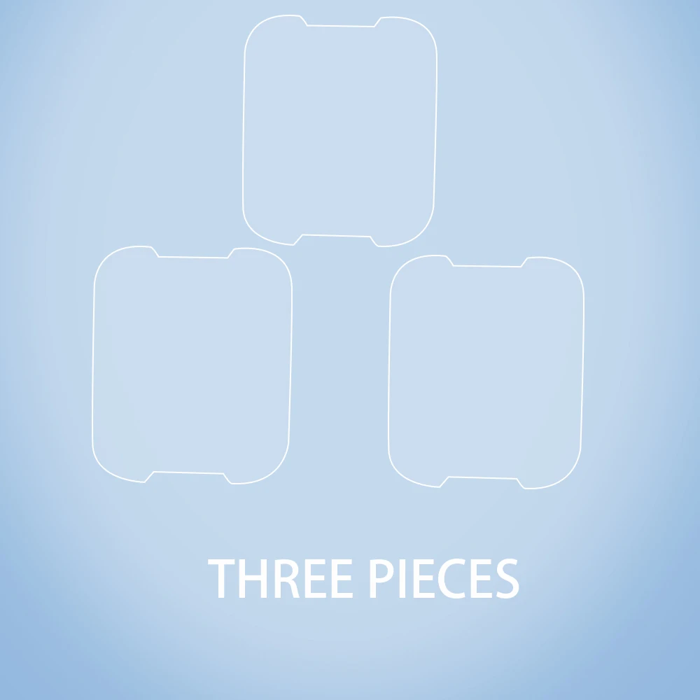 Three pieces Смарт-часы Защитная пленка для 4G Смарт-часы Дети Android 4,4 WiFi сенсорный экран камера gps отслеживание SOS Вызов детские часы - Цвет: Three pieces