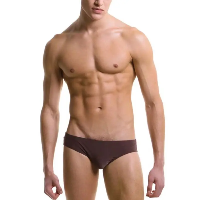 

Hot Sale Mens Underwear Briefs Summer Men's Briefs Ice Transparent Low Waist Sexy Panties Gay Seamless Silkly