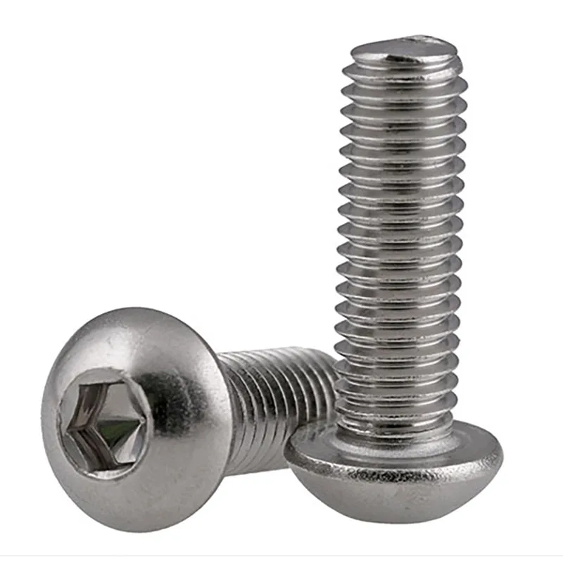 

Шурупы с головкой и кнопкой, 316 дюйма, A4, нержавеющие шестигранные болты, Винты M3, M4, M5