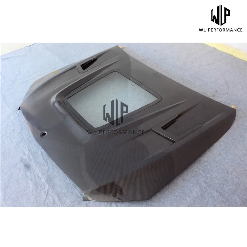 Высококачественные прозрачные чехлы W205 из углеродного волокна/ФАП для капота