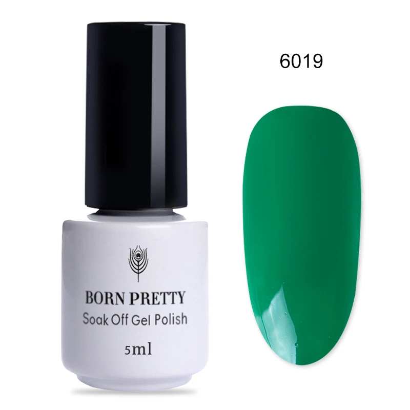 Матовый неоновый Гель-лак для ногтей BORN PRETTY, зеленый, желтый цвет, 6 мл, флуоресцентный маникюр, отмачиваемый УФ-Гель-лак для ногтей, Гель-лак - Цвет: One-Step UV Gel 6019