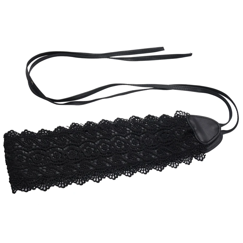 

Women Lace Waist Belt Soft Faux Leather Boho Band Corset Fashion Accessories For Dresses