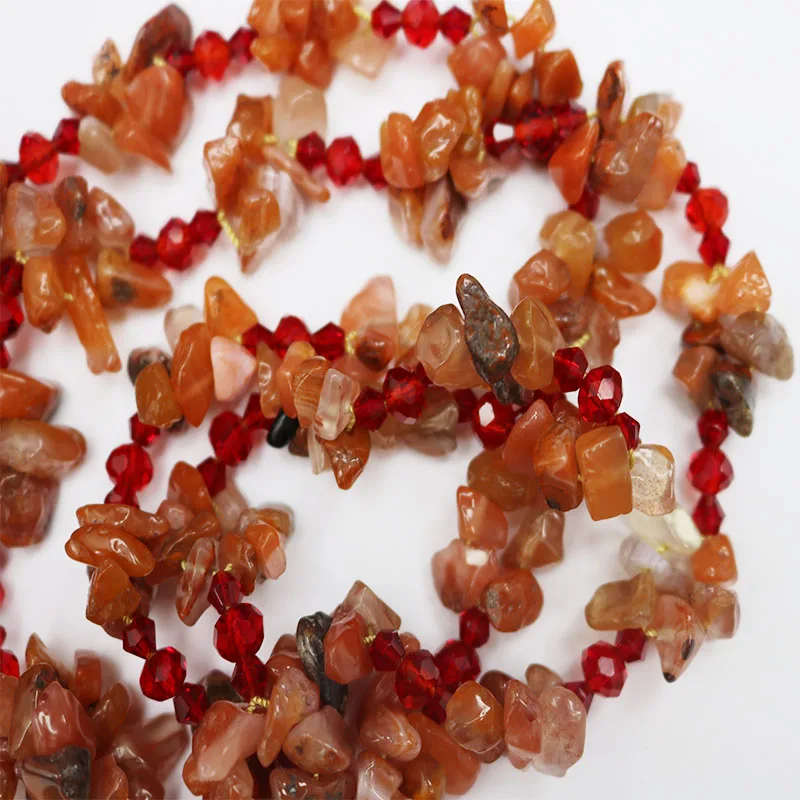 Природный Красный Авантюрин 1 шт. свитер цепочка подвеска ожерелье амулеты