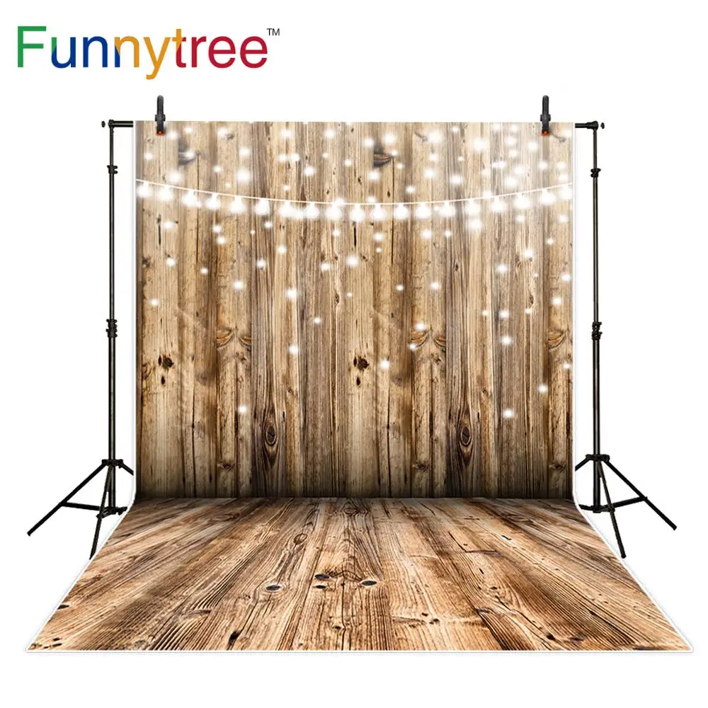 Фон Funnytree для свадебной фотосъемки с изображением искусственной деревянной