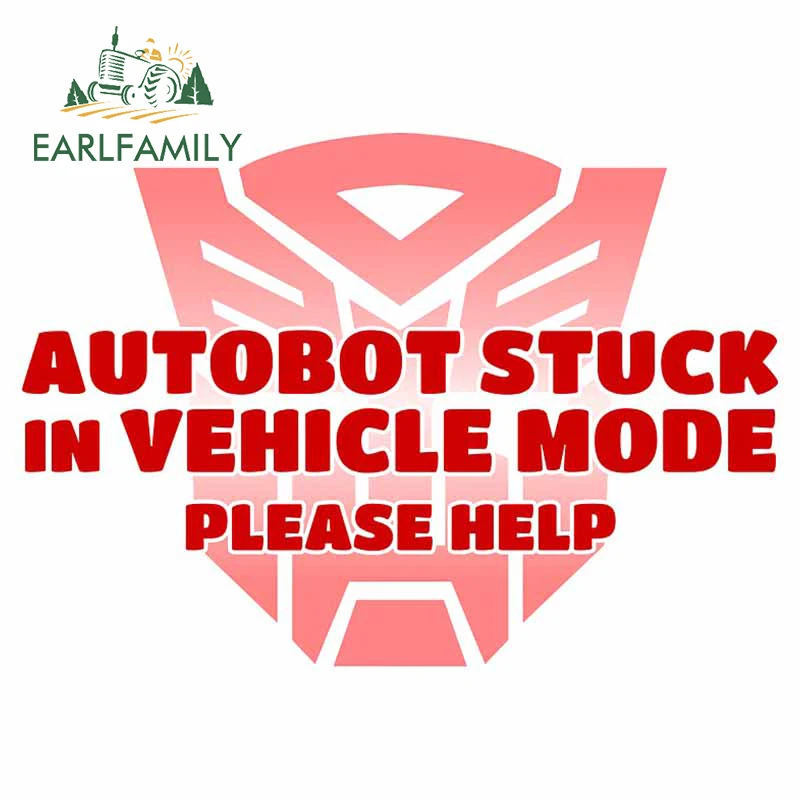 EARLFAMILY 13 см x 9 4 для Autobot Наклейка Водонепроницаемая сделай сам украшение окна